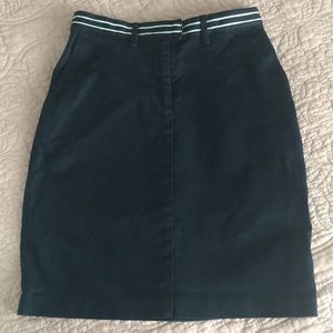 Navy blue skirt